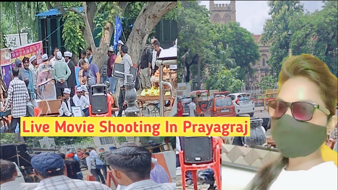 Bollywood Movie Shooting Live In Prayagraj..Pati Patni Aur Woh 2 Full Information Mask Girl।।