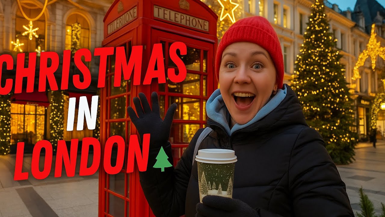 Christmas lights in London 2024 💥 [4K]
