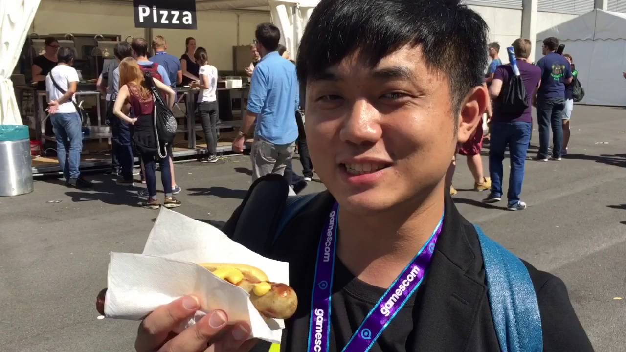 德國式熱狗 | 2016 Gamescom 歐洲行 Vlog #德國篇01