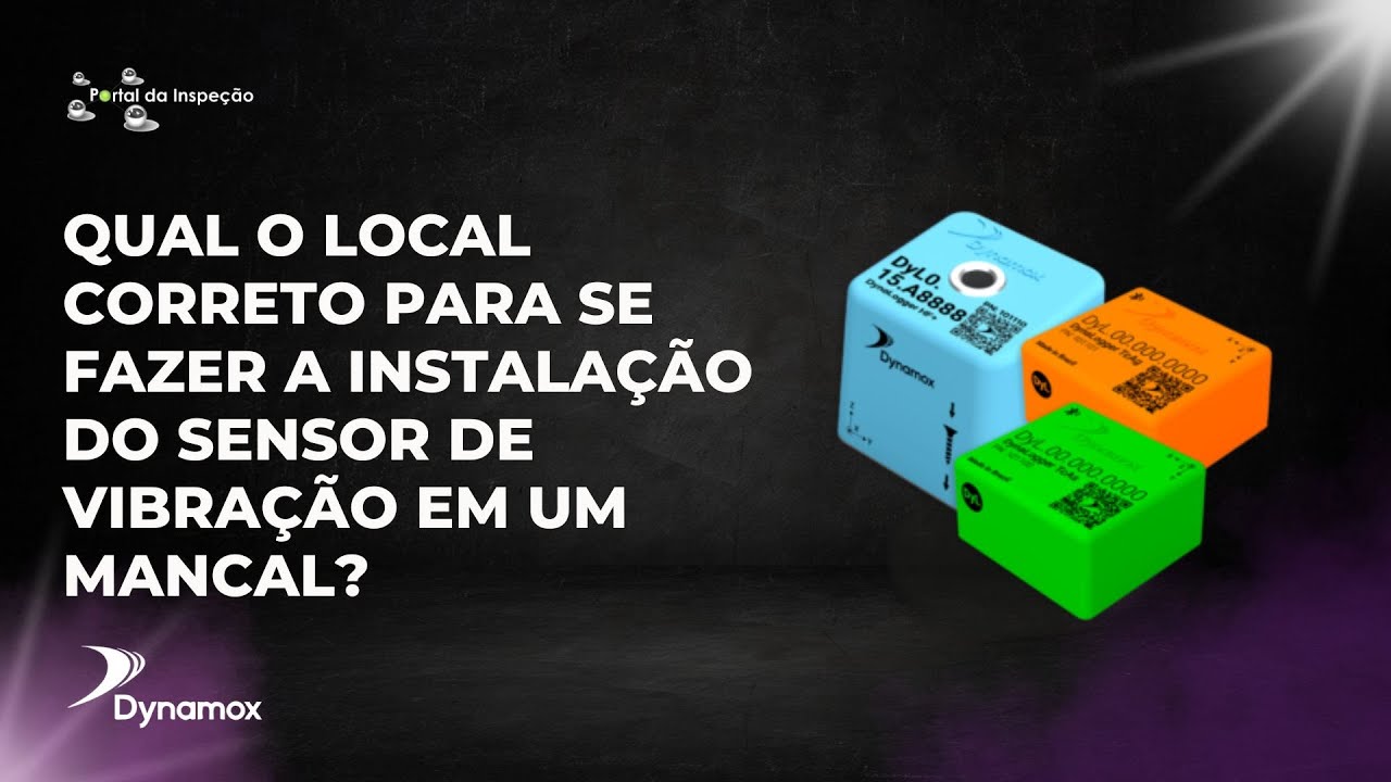 Qual o local correto para se fazer a instalação do sensor de vibração em um mancal?