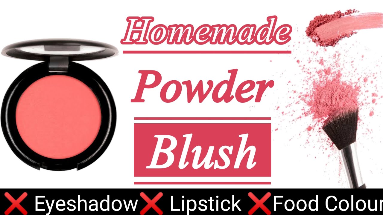 DIY Peach Colour Blush Powder || How to make Peach Colour Blush || Homemade Blush Powder / Diy Blush