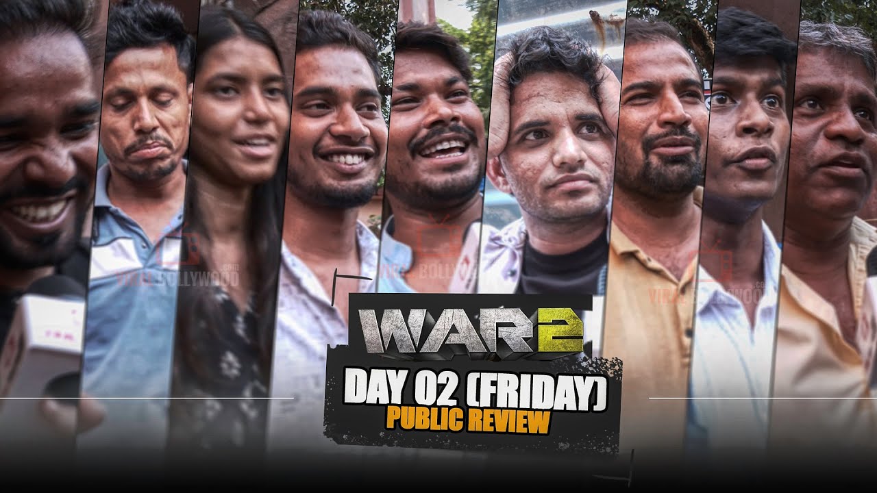 War 2 Movie | Day 02 Friday | Public Review outside Theatre | Hrithik Roshan, Jr. NTR, Kiara Advani