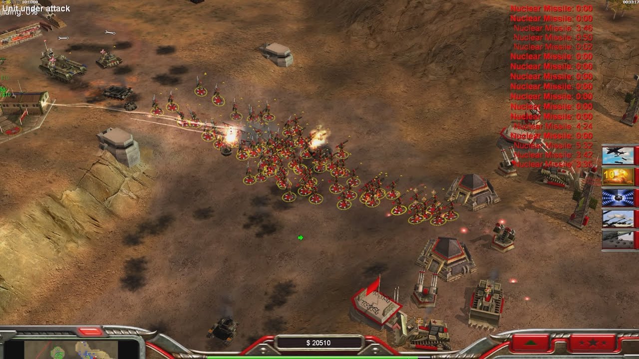 Китайская пехота - Command & Conquer Generals Zero Hour - Сложный игровой процесс 1 против 7