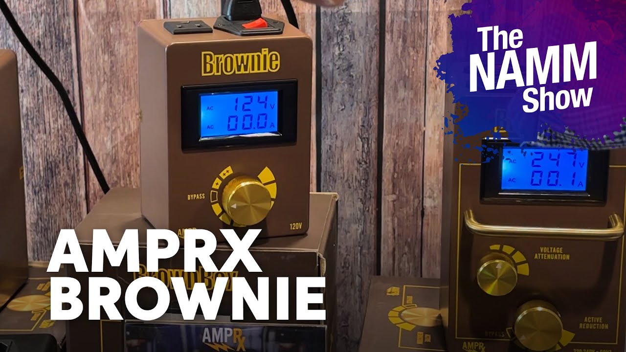 NAMM 2025: AmpRX Brownie Tube Amplifier Input Voltage Controller