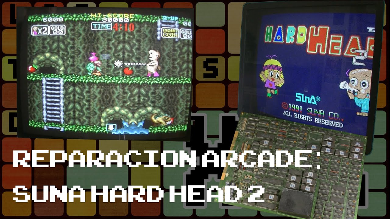Reparación Arcade: Hard Head 2