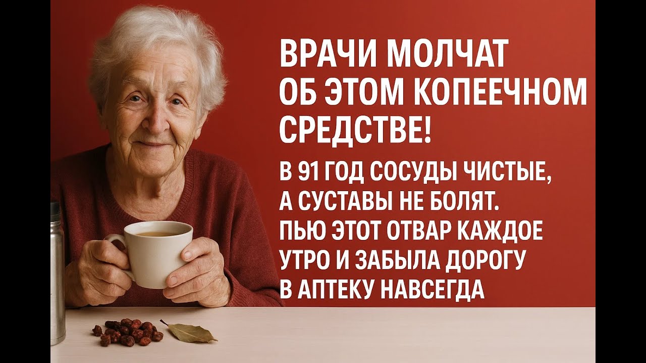 В 91 год забыла про давление и боль в суставах: старый врач дал совет, который изменил всё