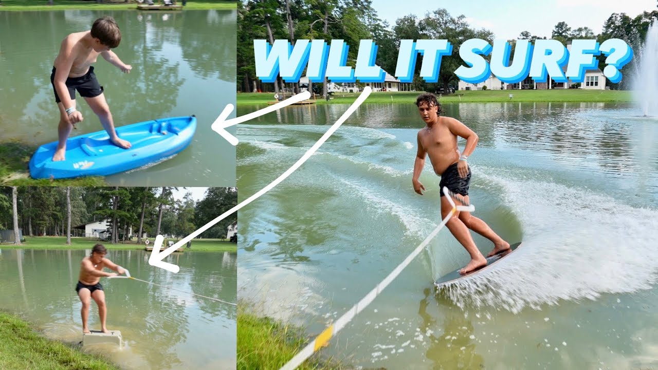 IMPOSSIBLE!?!  Will It Surf! Kayak Vs Yeti!  Let&rsquo;s Find Out!
