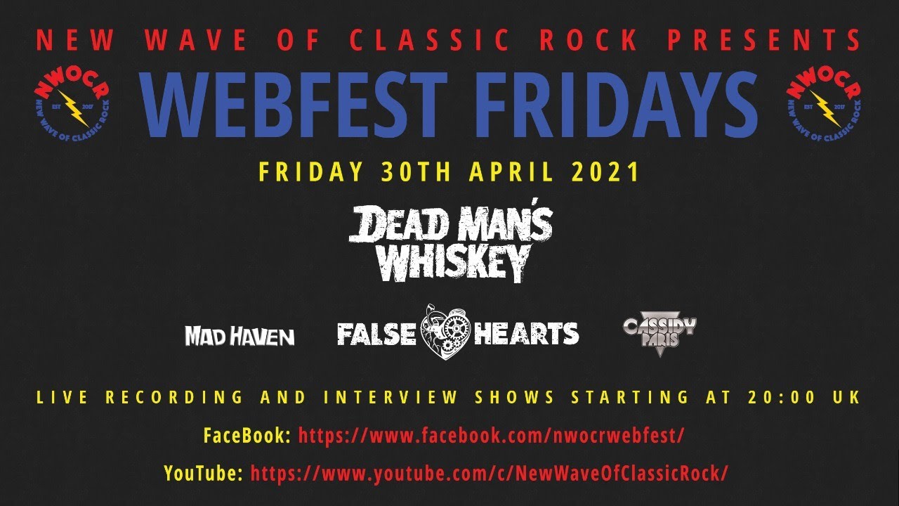 NWOCR Webfest Presents... Dead Man's Whiskey + False Hearts + Mad Haven + Cassidy Paris
