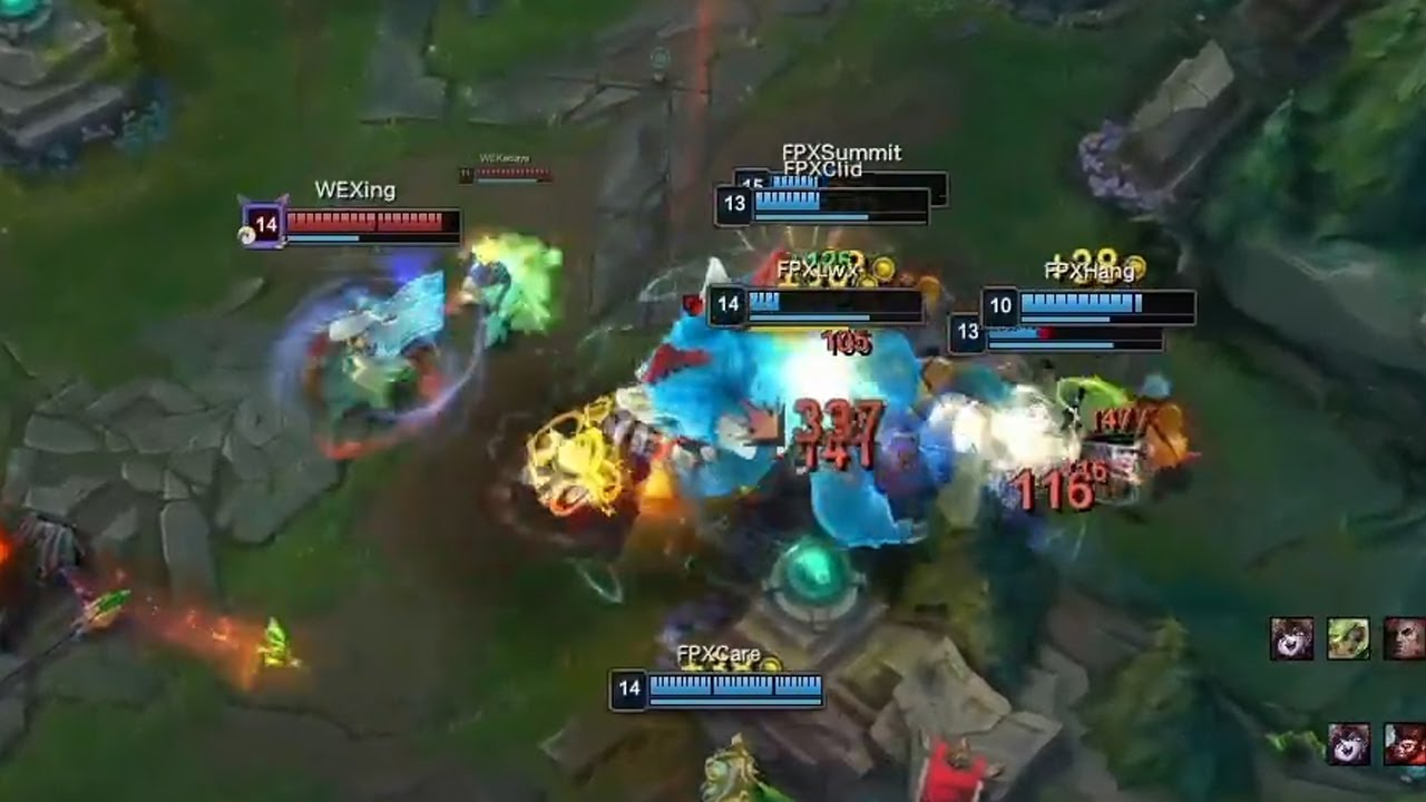 Sivir-Yuumi turn the fight around 2vs5
