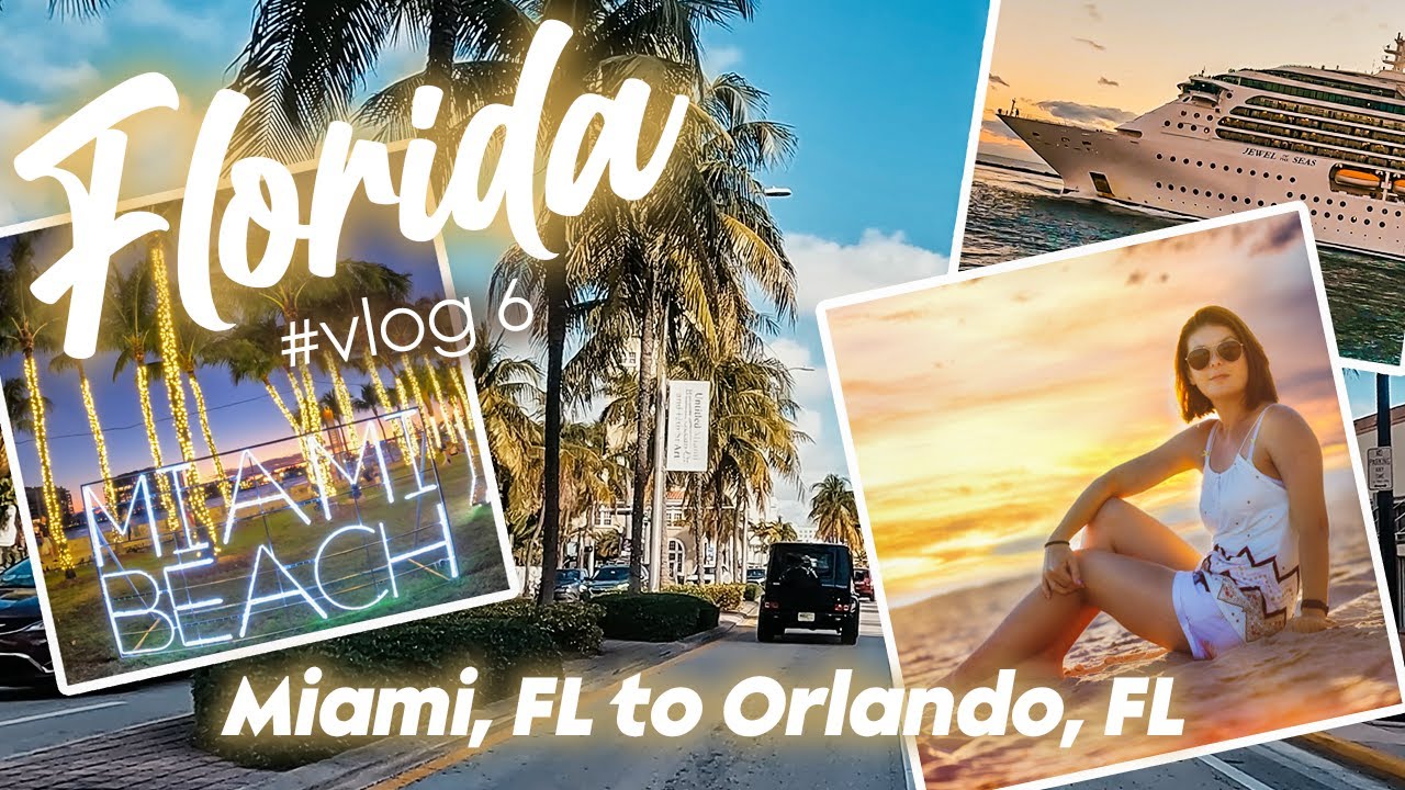 Miami to Orlando Drive Highlights - South Pointe Park Pier, Cocoa Beach - Florida Travel Vlog Part 6