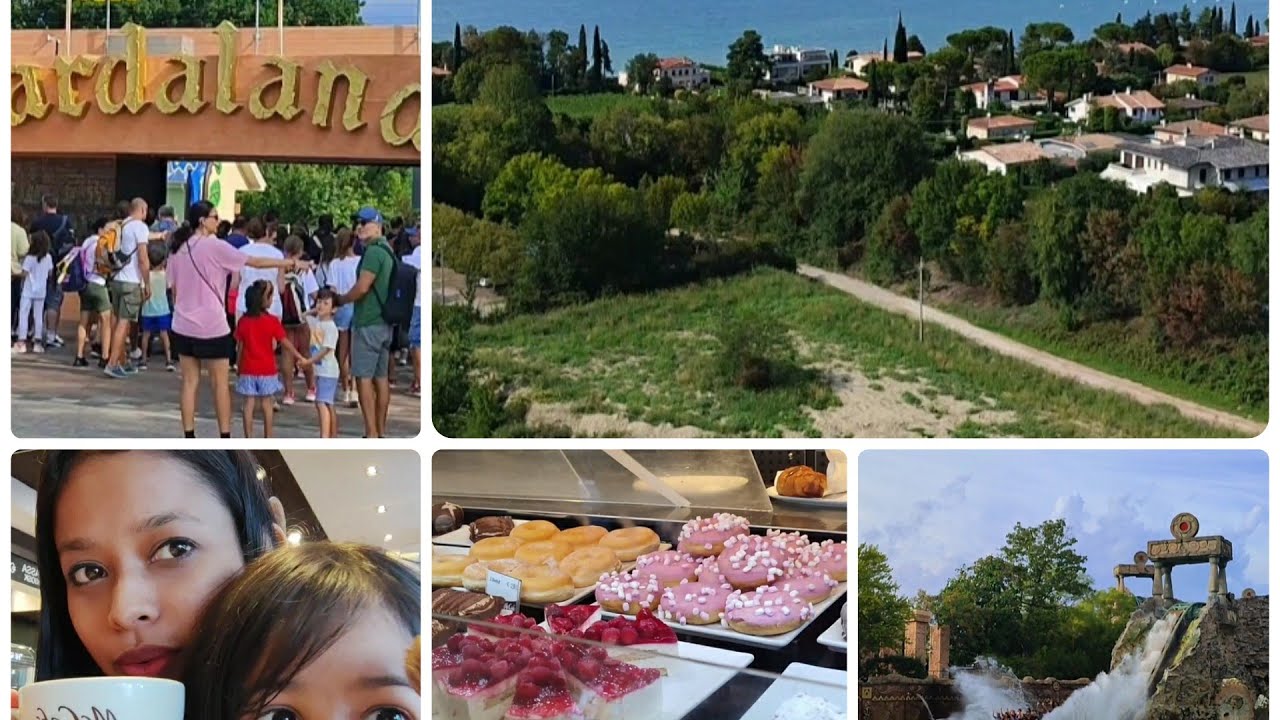 Gardaland 🏞 Amusement Park || Lago  di Garda || Travel vlog