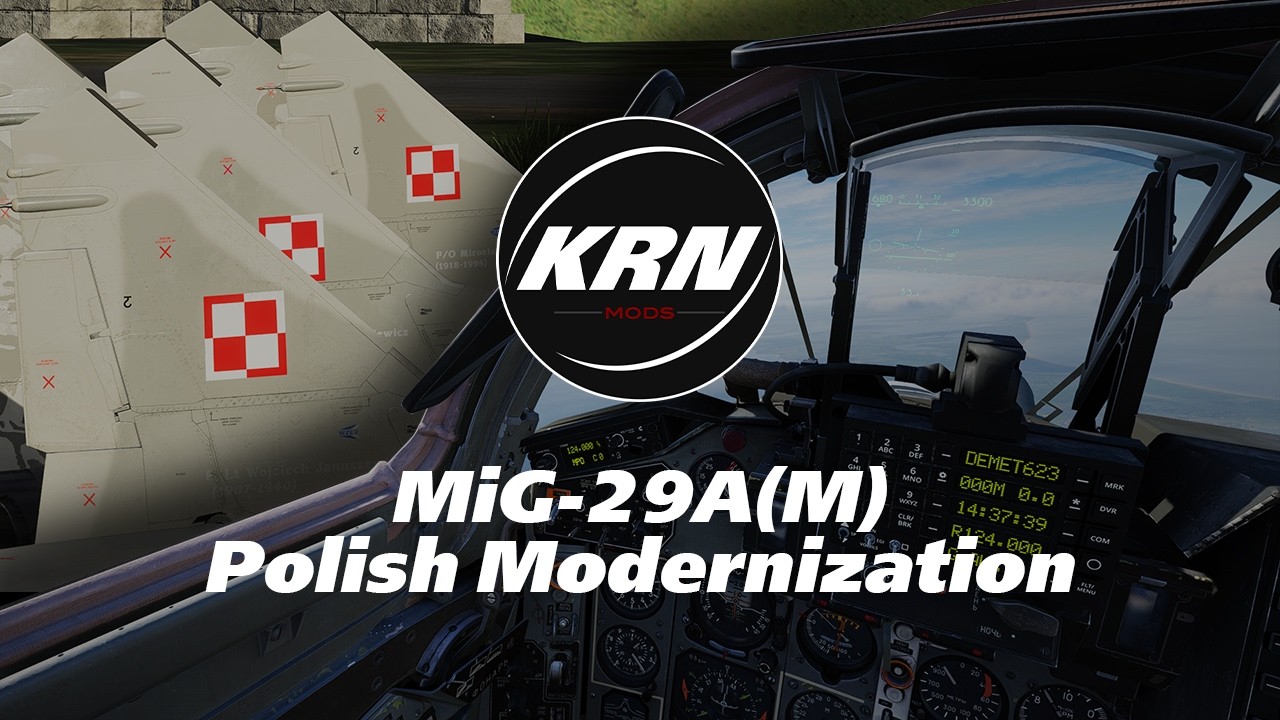 MiG-29A(M) Polish Modernization Mod by KRN || DCS: World