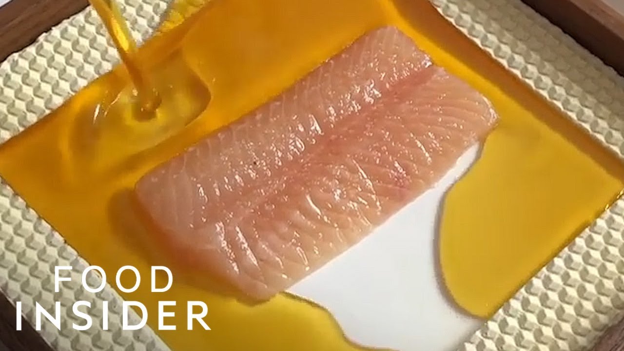 Fish Cooked In Hot, Melted Beeswax