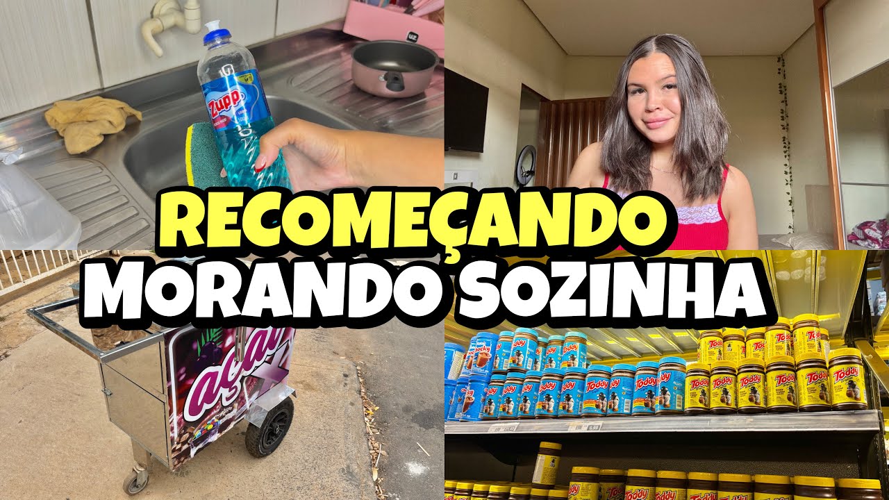RECOMEÇANDO: DE VOLTA PARA A ROTINA MORANDO SOZINHA 💗🏠