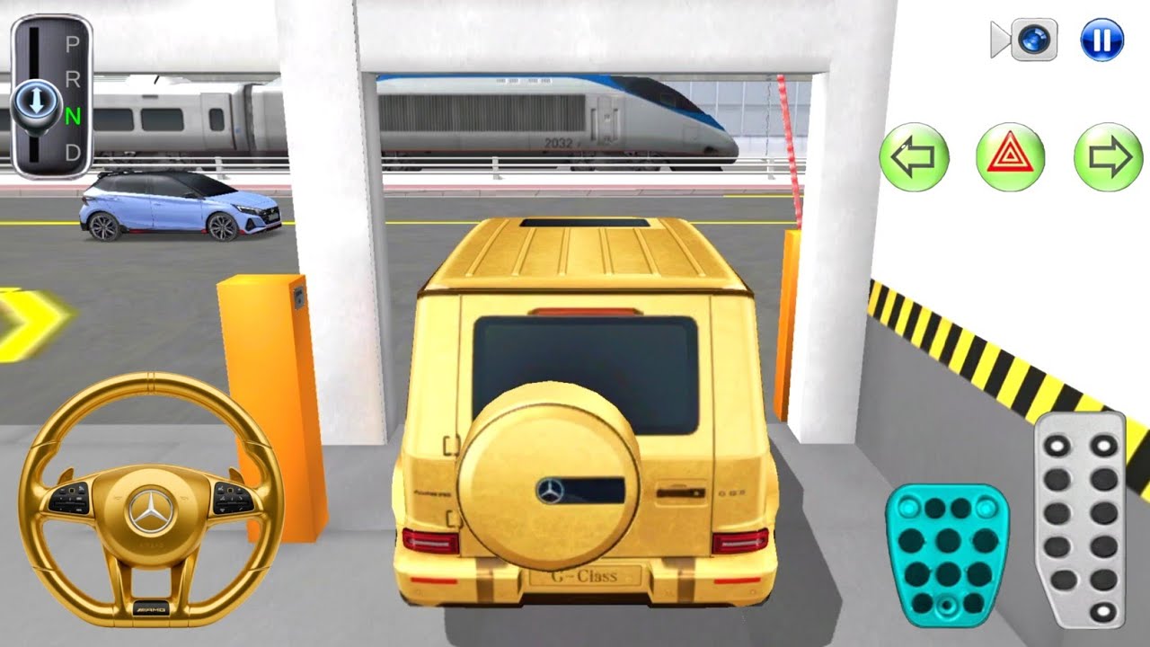 New Golden Mercedes G63 For Parking - 3d Driving Class android game || Car Game #gameplay #cargame