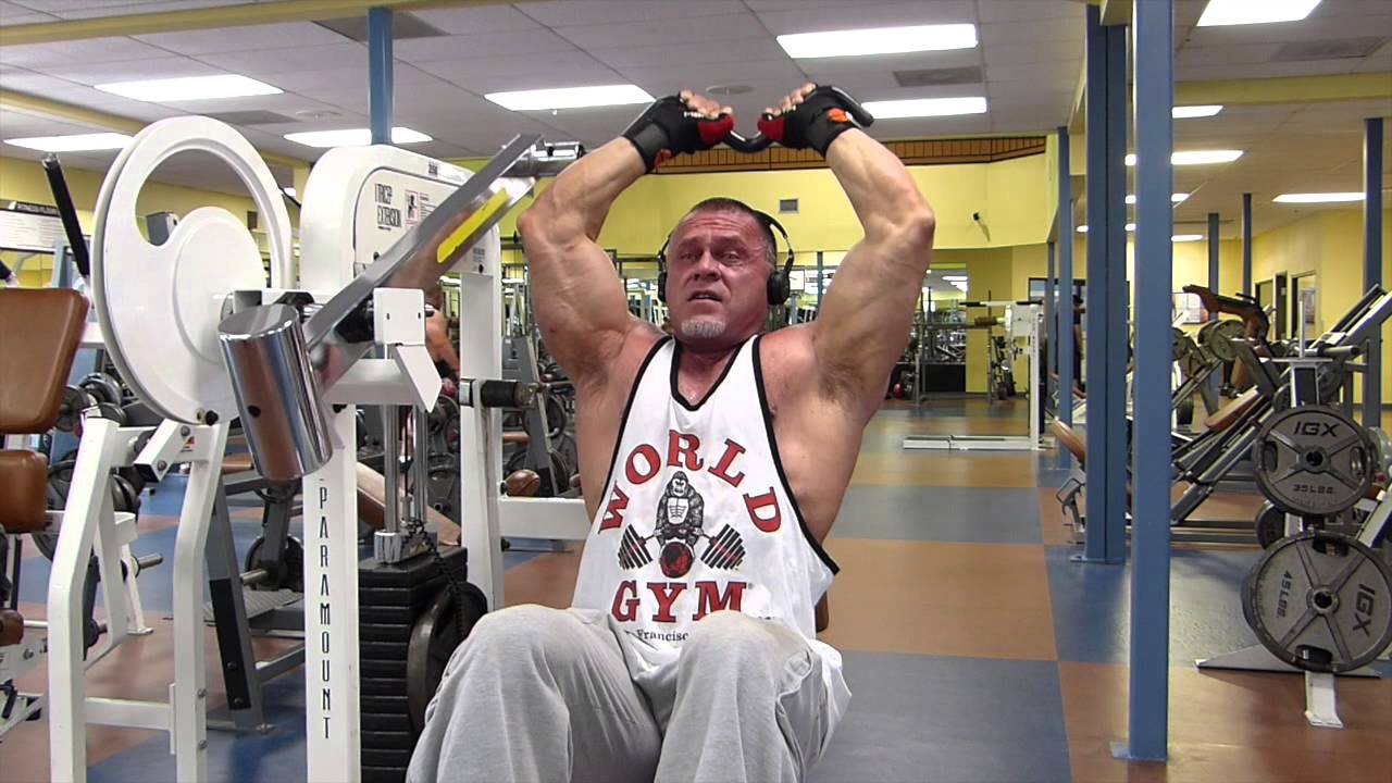 Old School Paramount Seated Triceps Extension