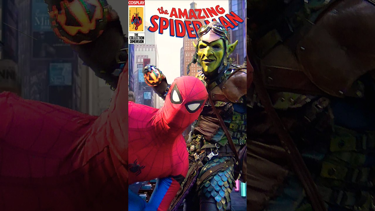 Pumpkin Bomb Incoming! Spider-Man vs Goblin Cosplay Edit