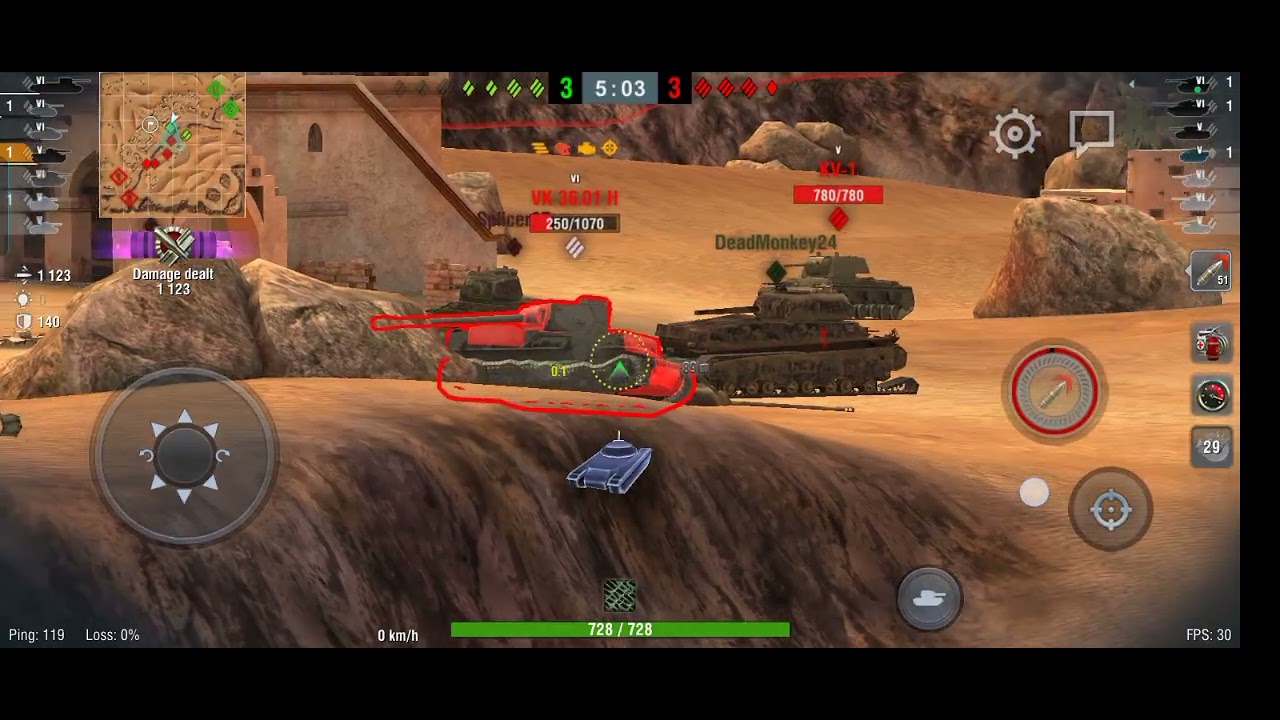 World of tanks blitz: gameplay