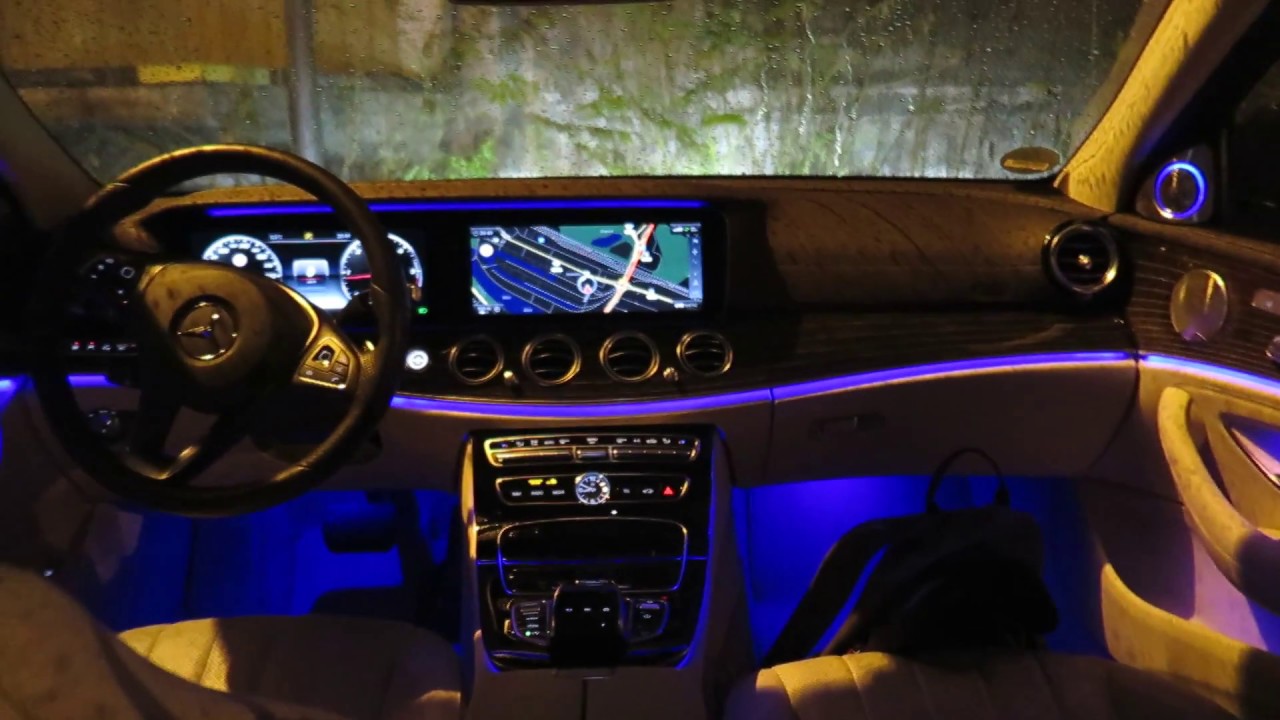 Fernbedienung des Comand Online Systems: Ambientelicht per App - E-Klasse (2017)