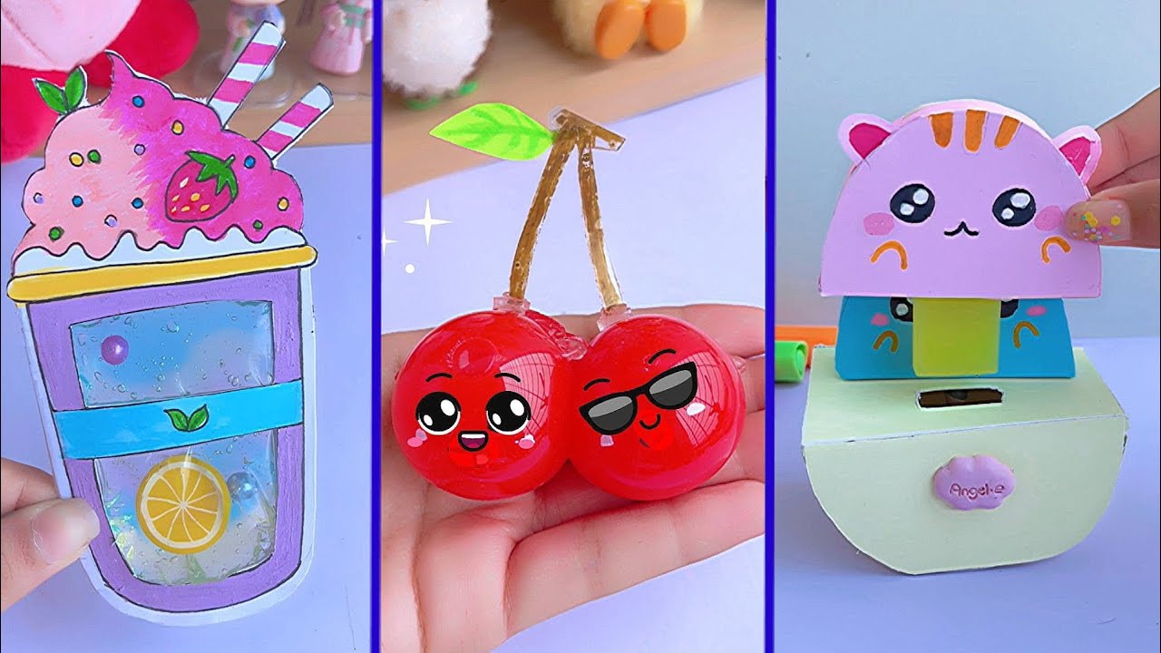 Easy kawaii paper craft / how to make/ paper craft for school / Tonni art and craft