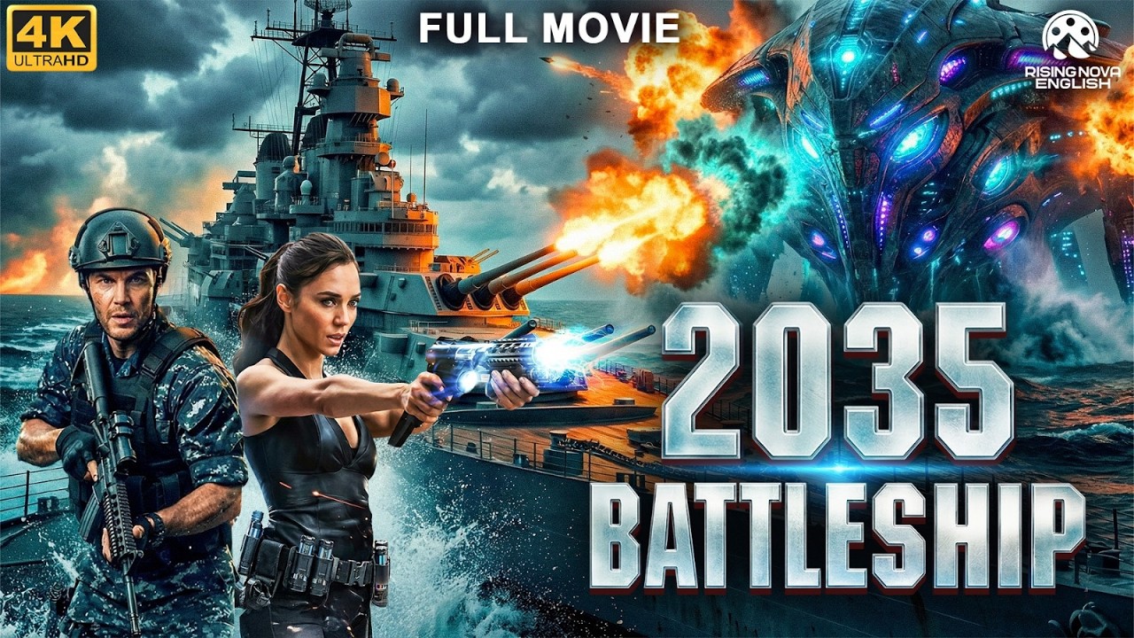 2035 BATTLESHIP - Full Hollywood Sci-Fi Action Movie | English Movie | Carl W, Nikki M | Free Movies