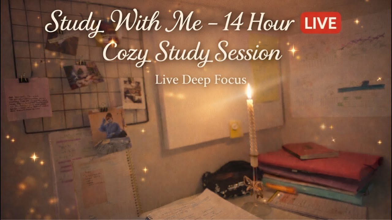 STUDY WITH ME 12 HOURS 🌙✨| ادرس معي ١٢ ساعة