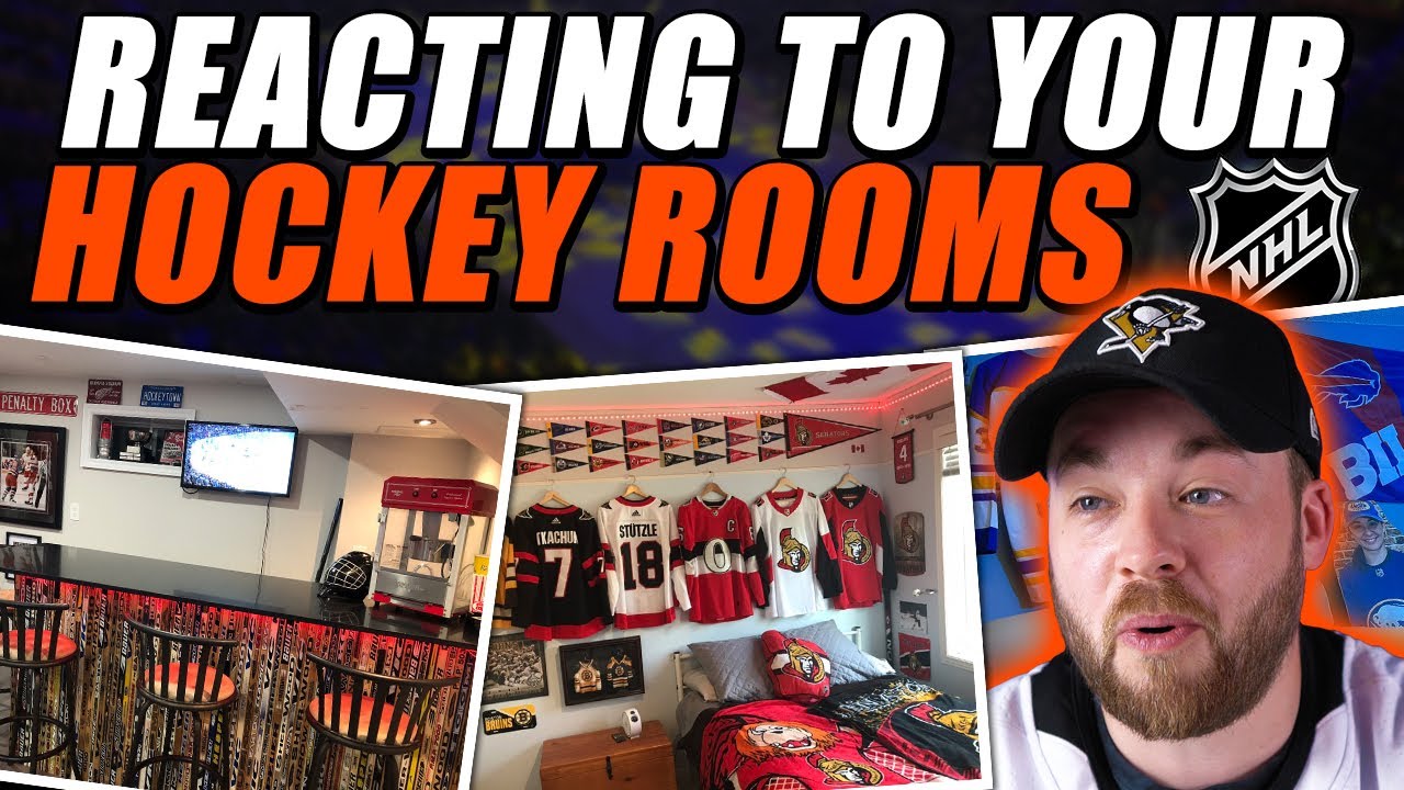 Reacting to YOUR Hockey Rooms!