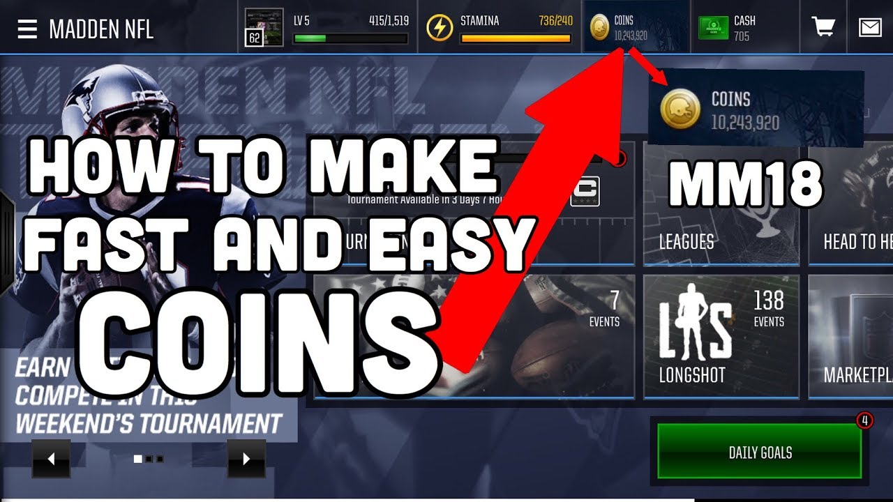 Madden Mobile 18 Coin Making Method (Fast & Easy)