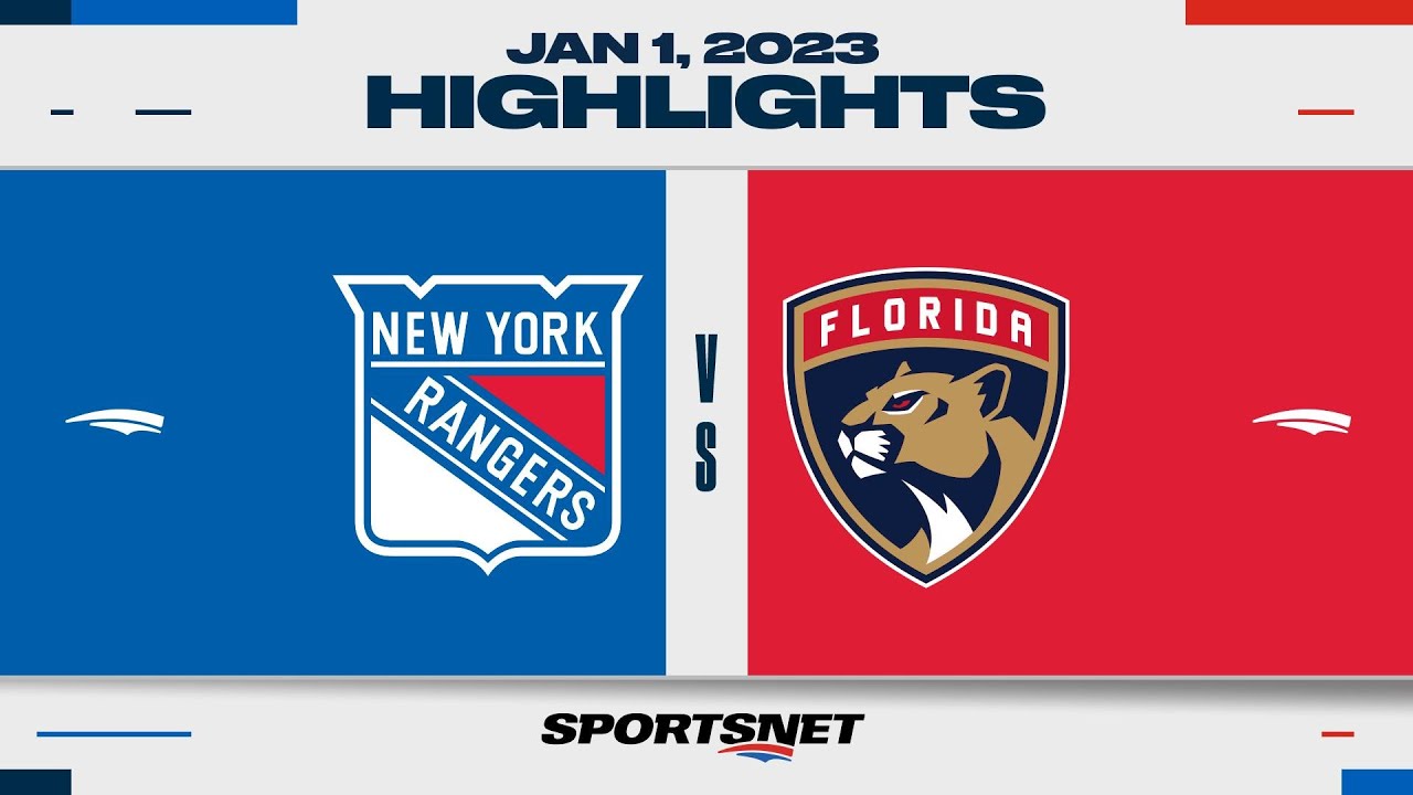 NHL Highlights | Rangers vs. Panthers - January 1, 2023