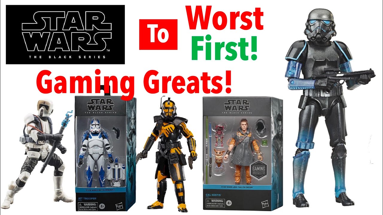 Worst To First- Black Series Gaming Greats Figures!