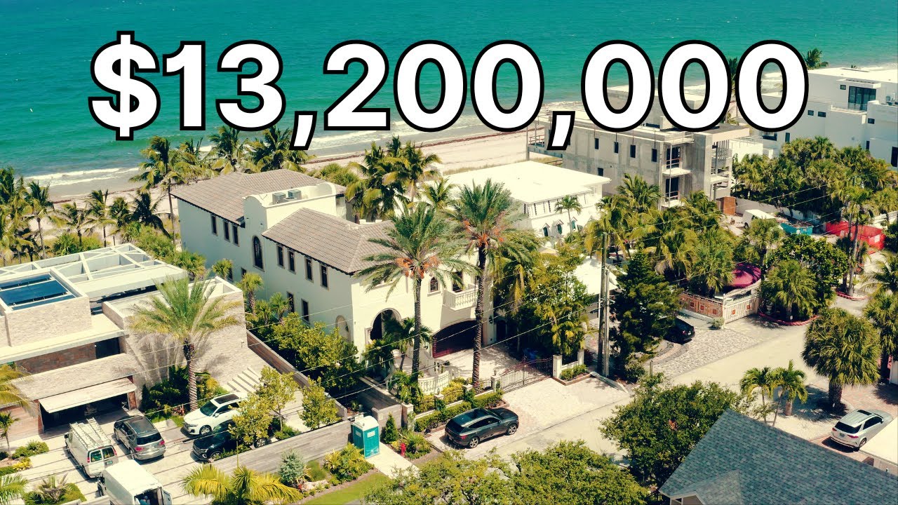Inside a $13,200,000 Mediterranean Beachfront Mansion in Fort Lauderdale