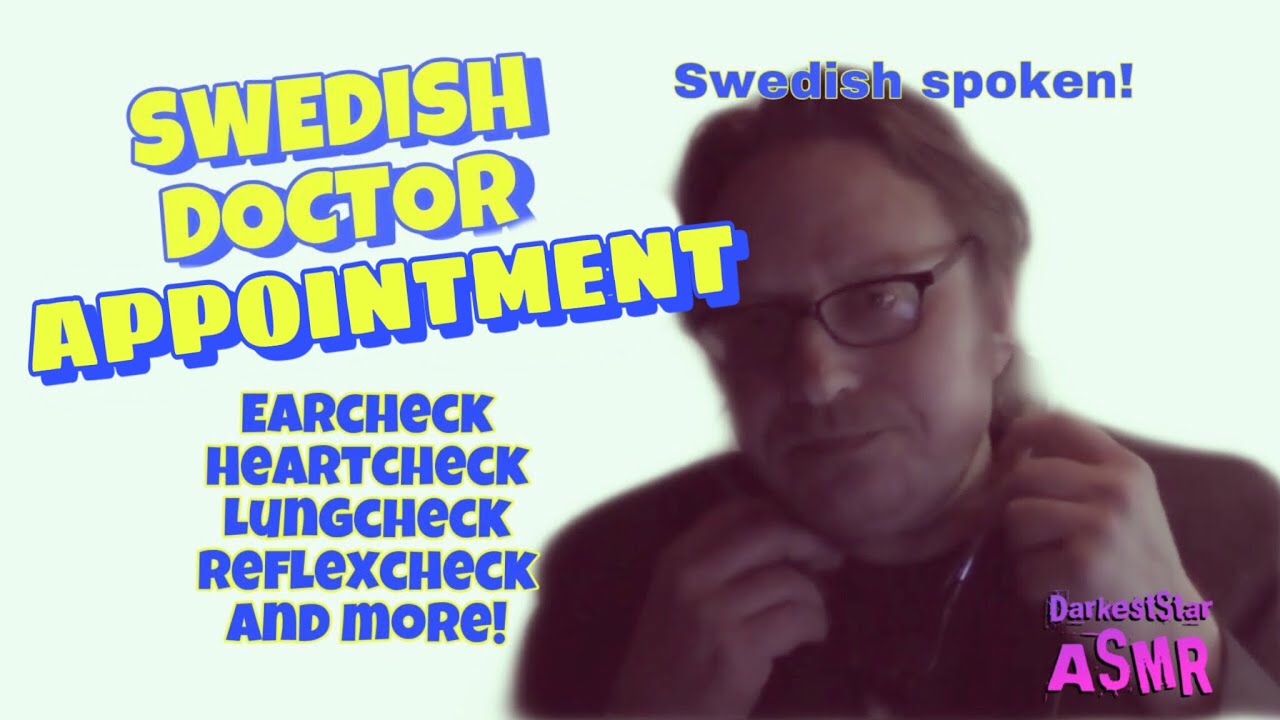 *ASMR* Swedish Doctor Appointment (Swedish spoken)