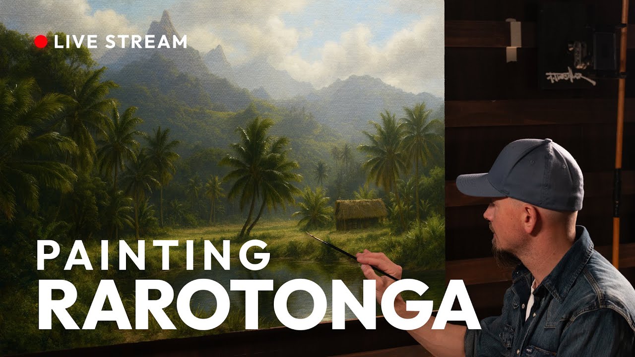 Oil Painting Livestream - Historical Rarotonga