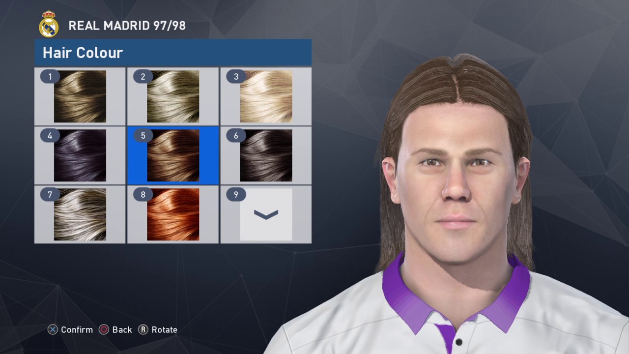 F. Redondo PES 2017 face & stats  (Real Madrid 97/98)