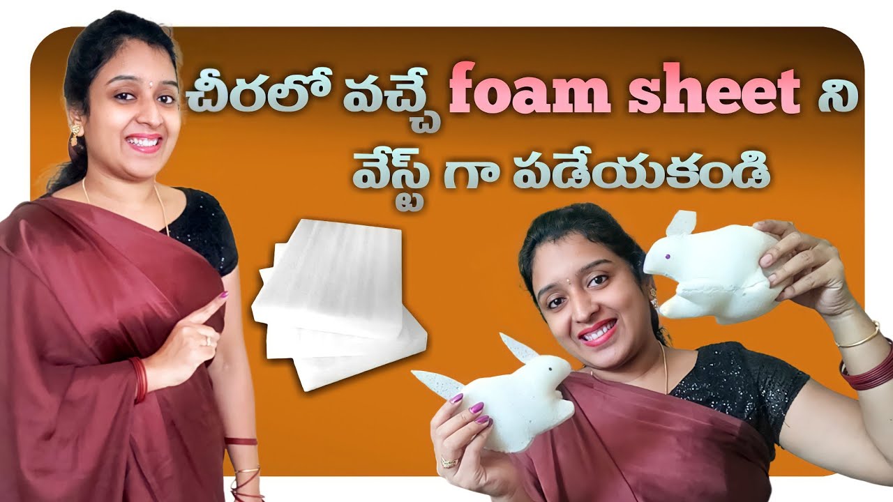 Rabbit Making With Sponge Foam Sheet🐇🐇/Simple & Easy Craft🥰
