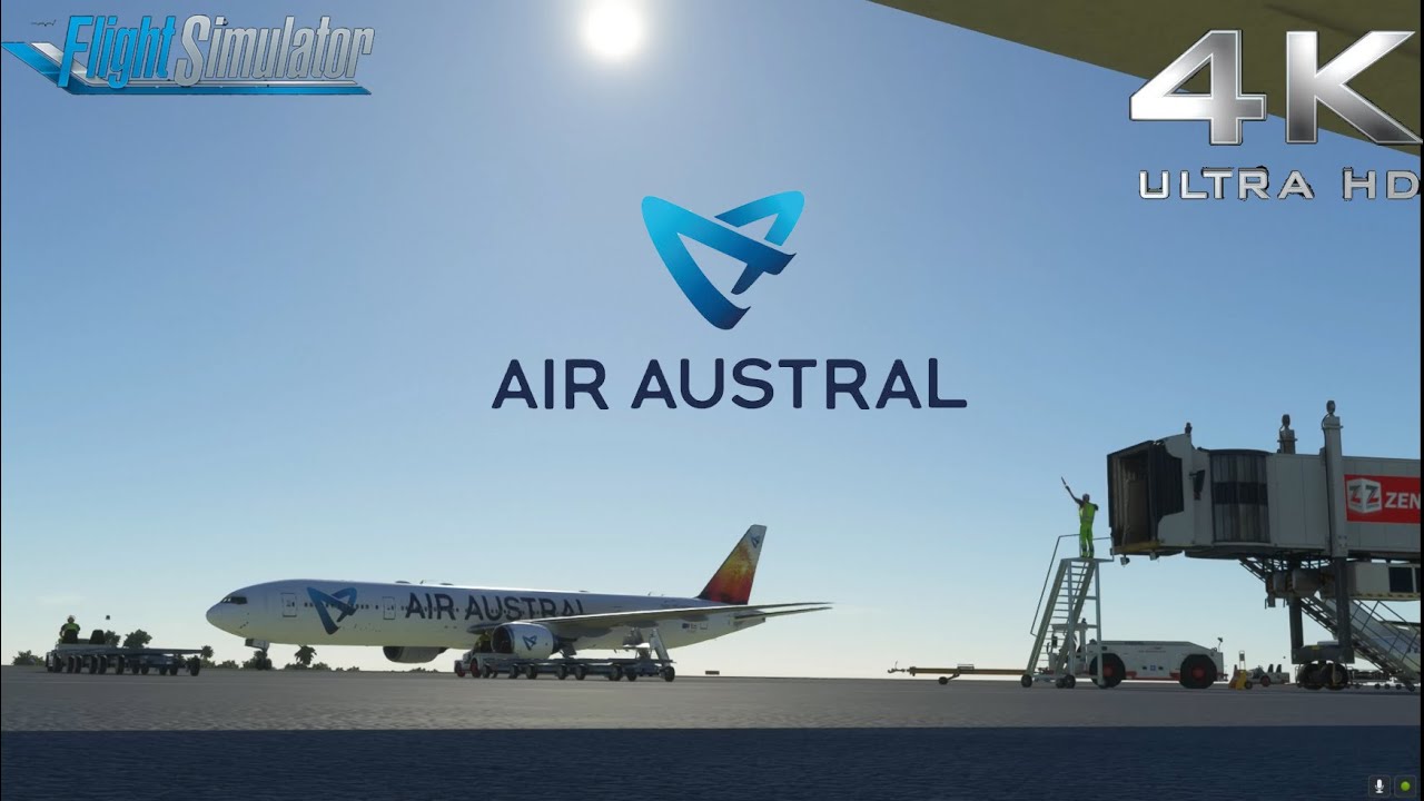 Paris (LFPG) ✈️ Saint-Denis (FMEE) B777 MSFS AIR AUSTRAL