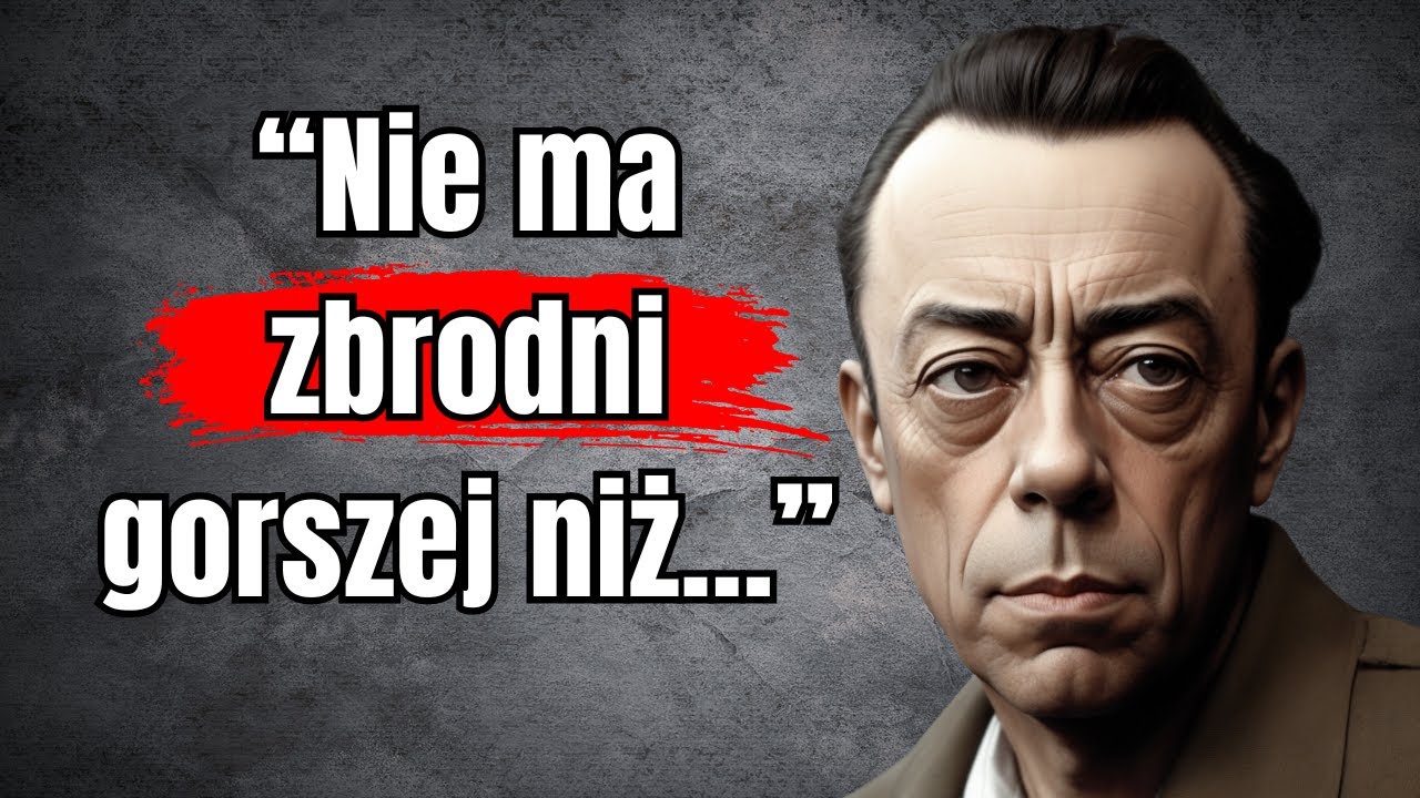 Albert Camus: Cytaty, które Rozświetlają Absurd Egzystencji