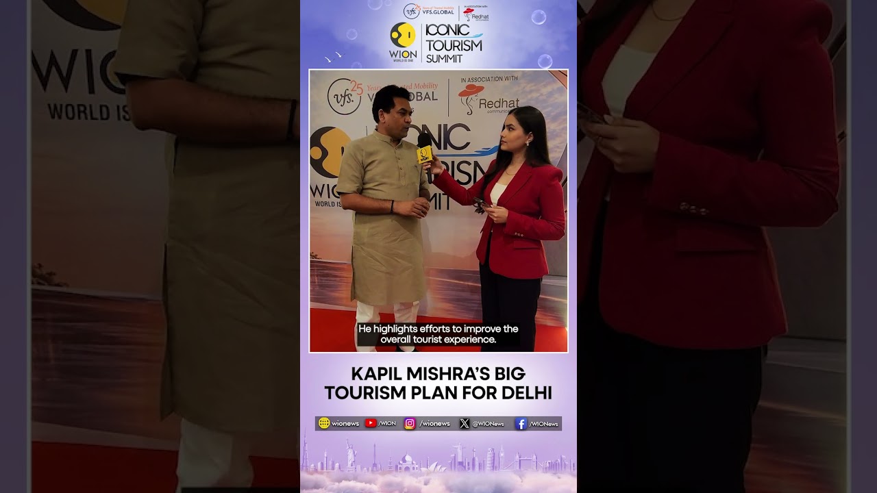 WION Iconic Tourism Summit: Delhi Tourism Min Kapil Mishra Reveals His Vision To Boost Delhi Tourism