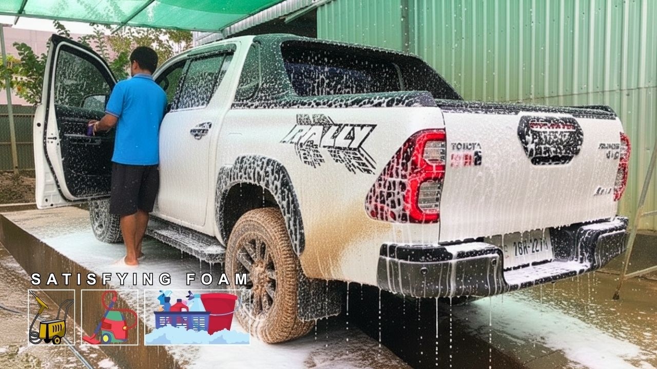 Blasting Thick Mud off a Toyota Rally 2022! | Satisfying Deep Clean ASMR