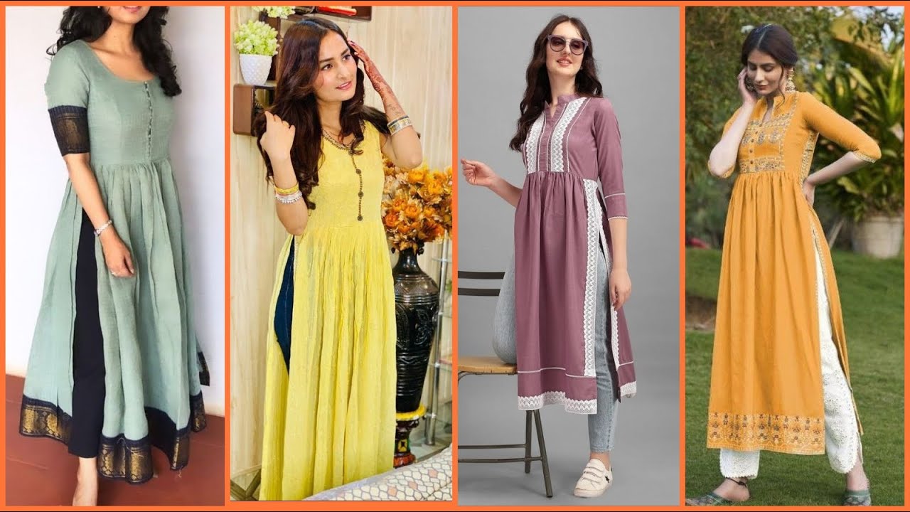 Trendy Naira cut Kurti latest collection | Naira cut dress design Ideas | Latest Kurti designs 2023