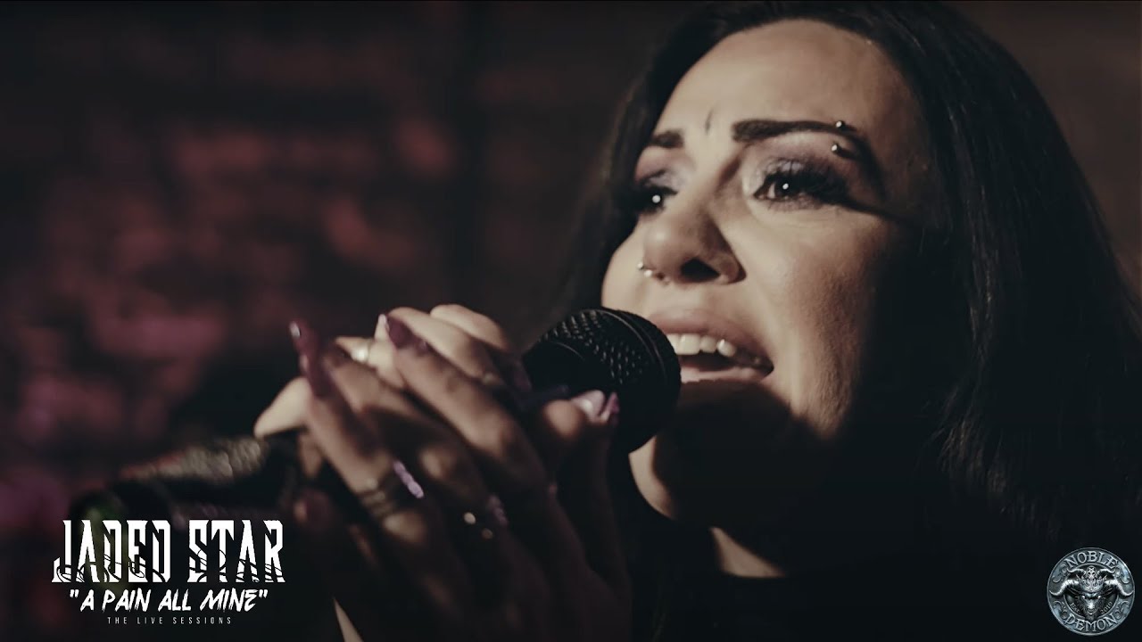 Jaded Star - A Pain All Mine (Official 4K Live Music Video) Melodic Metal | Noble Demon
