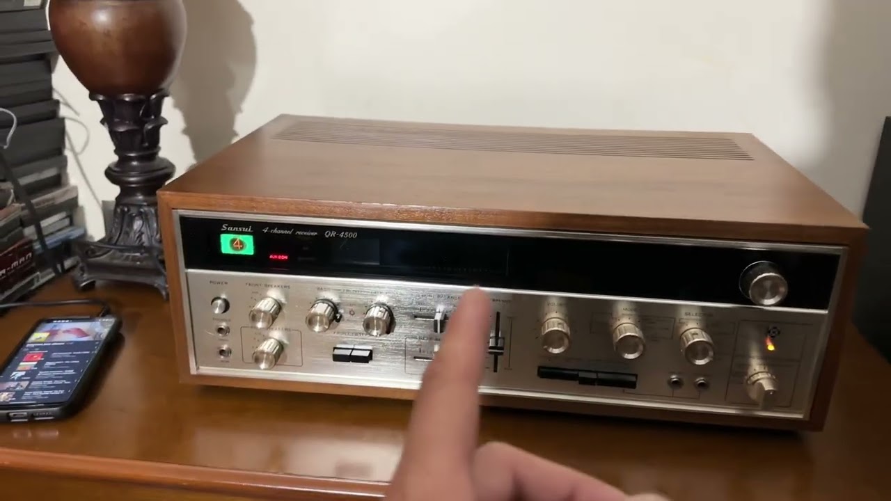 It’s time to go marantz to a bigger Sansui QR-4500 receiver ( beautiful & powerful unit!!!!)