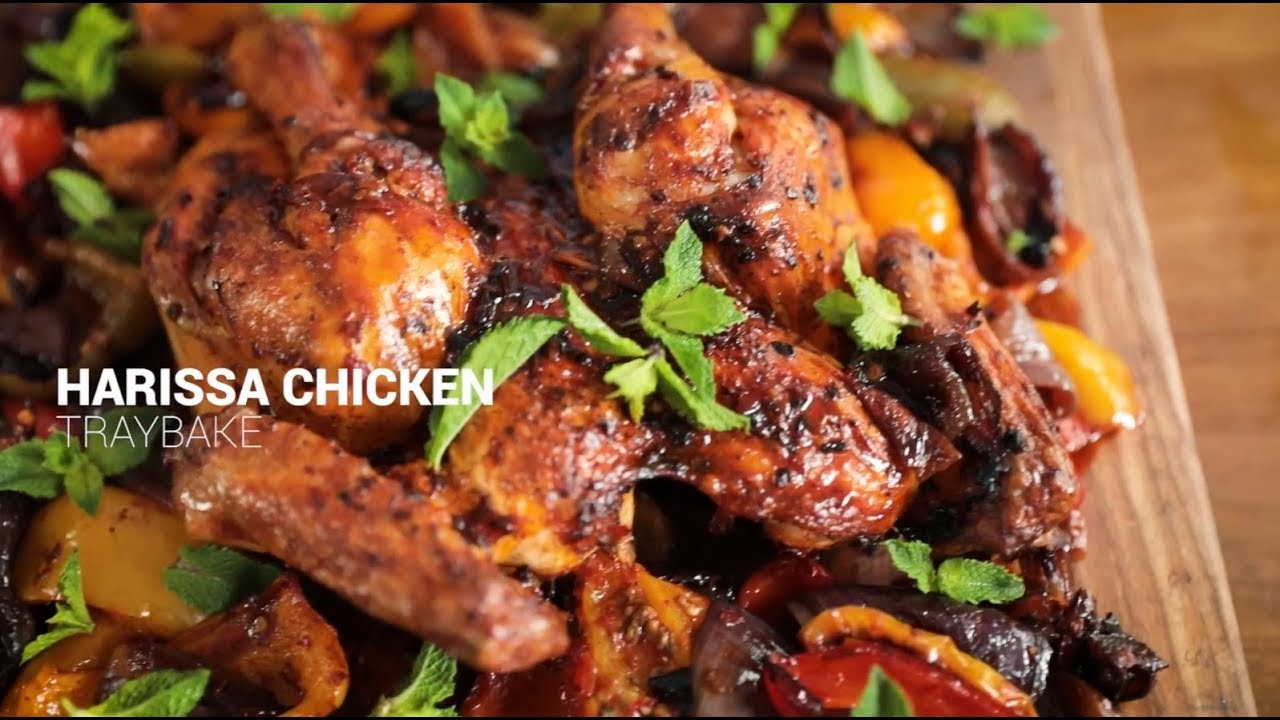 〈奧利佛上菜〉地中海辣醬烤雞 │Harissa Chicken Tray bake│Jamie Oliver