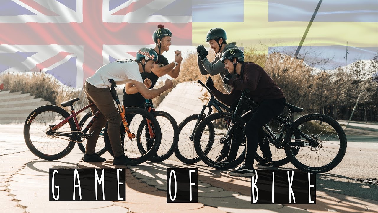 MTB GAME OF BIKE - BARCELONA! Sweden VS Great Britain!