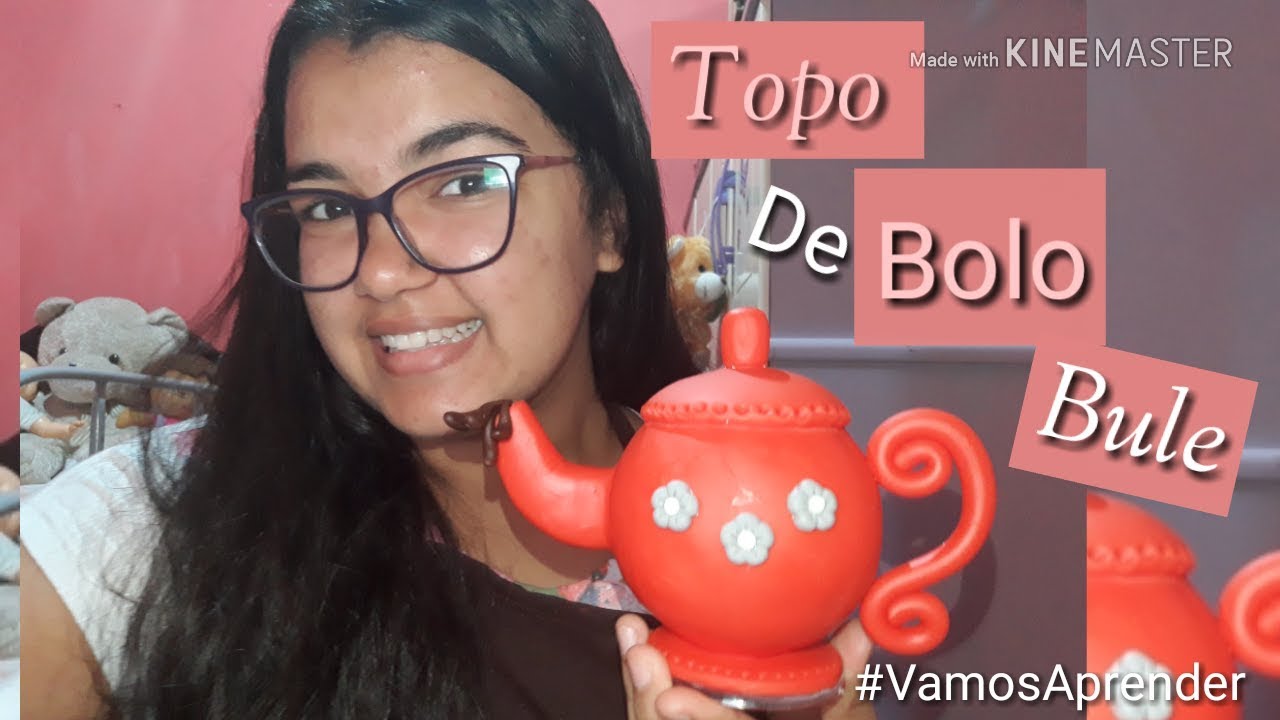 Topo Bule | Aula | Acsa Artes em Biscuit