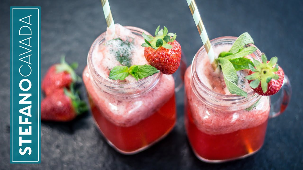 Frizzante alle Fragole || Drink analcolico fresco e veloce || Stefano Cavada