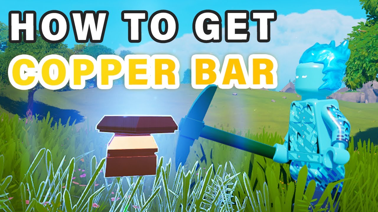 How to get Copper Bars and Unlock Rare Sword ► LEGO Fortnite