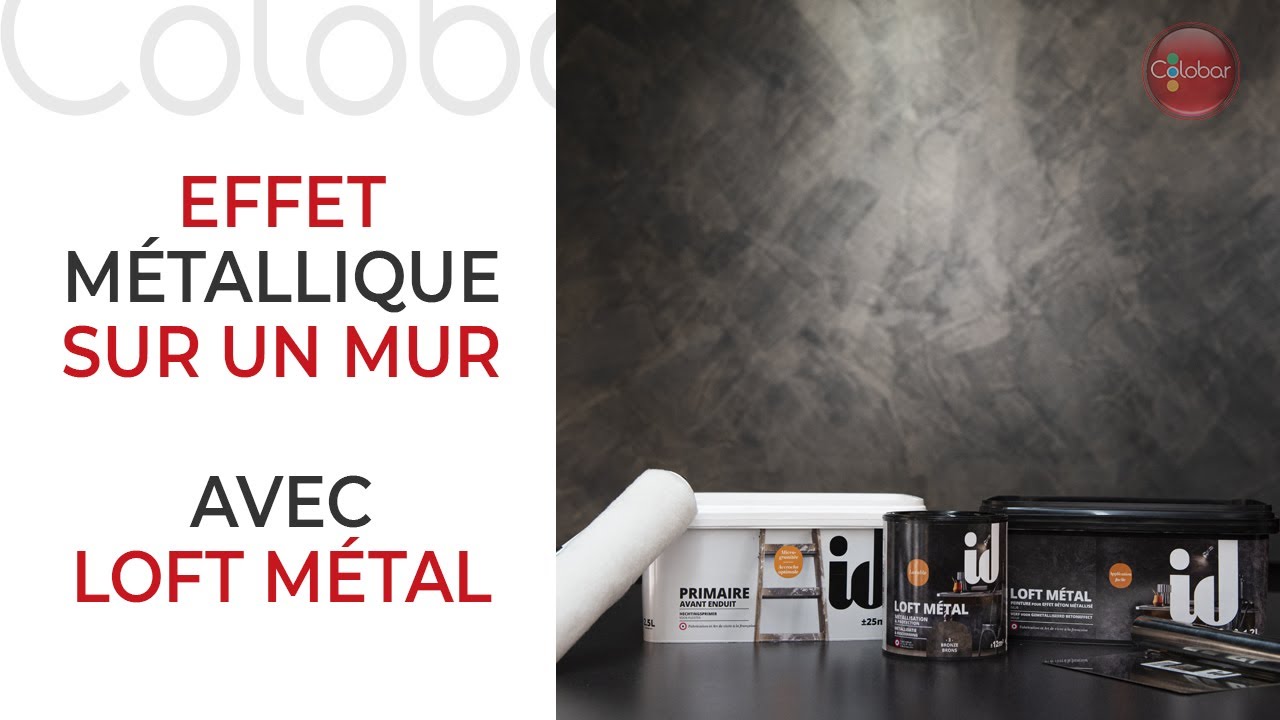 Comment faire un effet métallique sur un mur ou un meuble avec Loft Métal