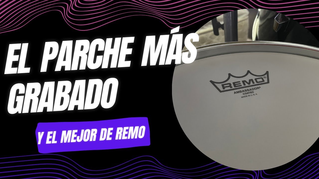 Remo Ambassador Coated. El parche más usado por los bateristas. Review