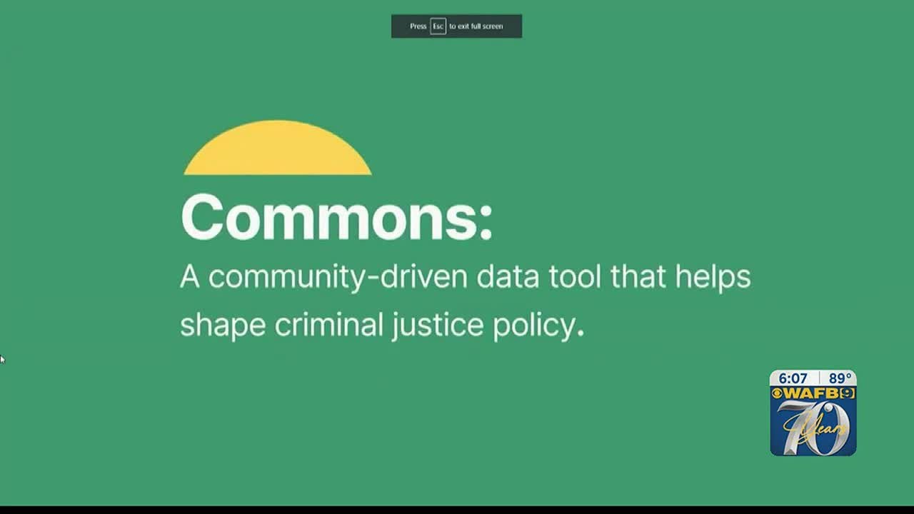 Online tool promotes transparency and accountability from criminal justice data